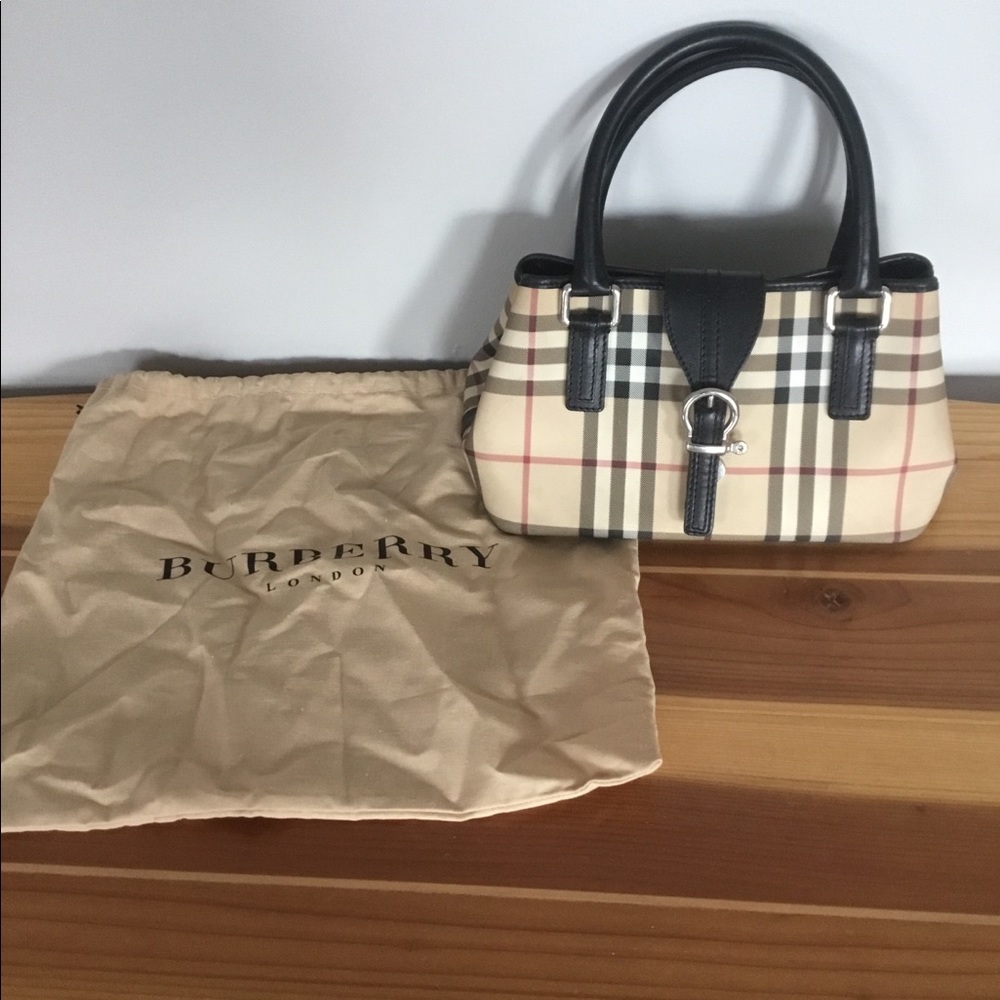 Authentic Burberry Nova Check Eden Satchel
